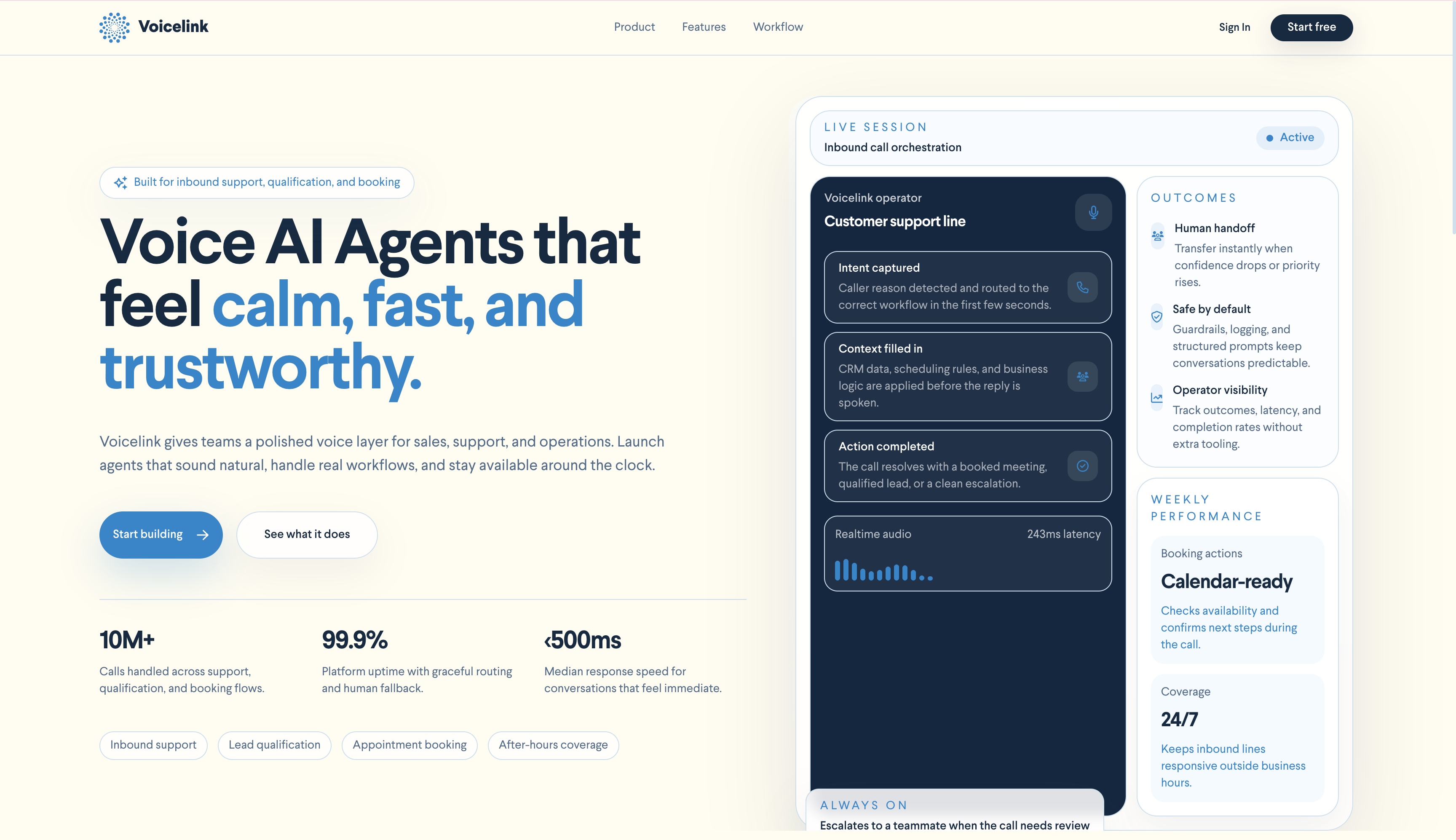 Voicelink — AI Voice Agents